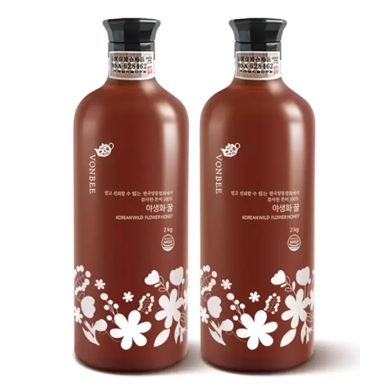 본비 야생화 꿀 2kg x 2