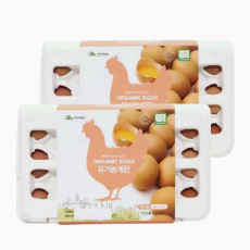 한스팜 유기농계란15ea x 2