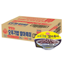 오뚜기 맛있는 오뚜기밥 발아흑미 210g x 18