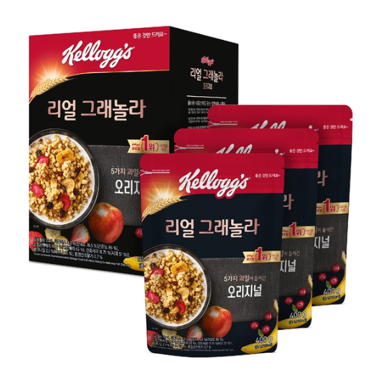 켈로그리얼그래놀라400g x 3개입