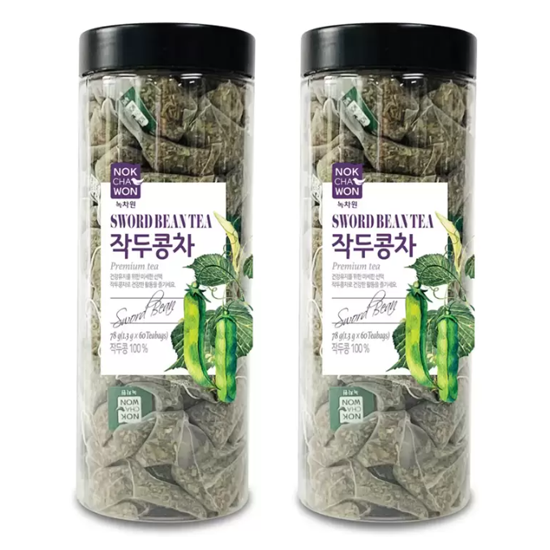 녹차원 작두콩차 78g(1.3g x 60티백) x 2