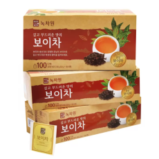 녹차원 보이차 0.9g x 100티백 x 3