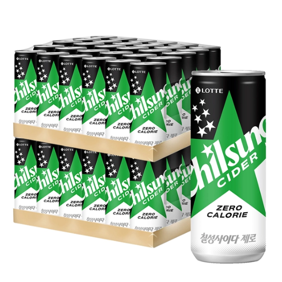 칠성 사이다 제로 250ml x 30캔x 2