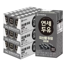 연세 우리콩 두유 검은콩 190ml x 72