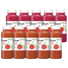풀무원녹즙 프레시 딸기/토마토 혼합 190ml x 10