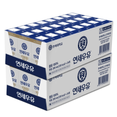 연세우유 멸균우유 200ml x 24 x 2