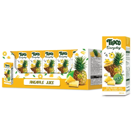 Tipco 파인애플착즙주스200ml x 24