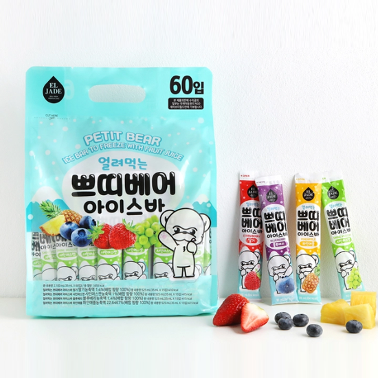 ELJADE 쁘띠베어 아이스바 35ml x 60