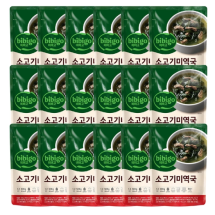 비비고 소고기 미역국 500g x 18팩
