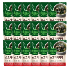 비비고 소고기 미역국 500g x 18팩