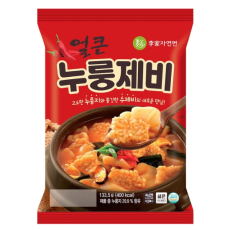 이가자연면 얼큰 누룽제비 133.5g x 6 x 2