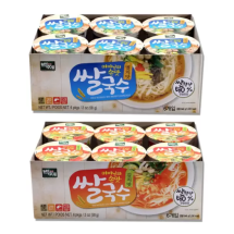 백제 쌀국수 컵 58g x 6입 x 4
