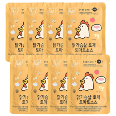 설성목장 닭가슴살 로제 토마토 소스 100g x 8