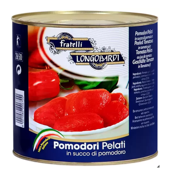 프라텔리 롱고발디 토마토 홀 2.55kg x 3