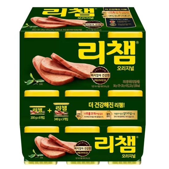 동원 리챔 2.22kg (340g x 3 + 200g x 6)