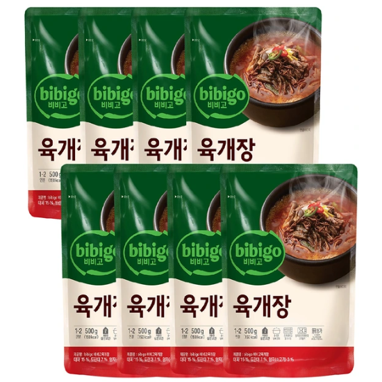 CJ 비비고 육개장 500g x 8