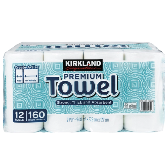 커클랜드 시그니춰 종이타월 160매 x 12롤