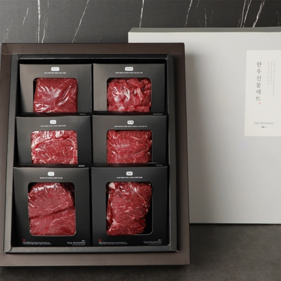 한우 1등급 냉장 모둠세트 300g x 6팩