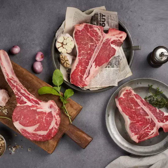 미국산 냉장 토마호크 700g + 엘본 700g + 티본 700g