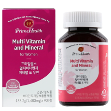 프라임헬스멀티비타민과미네랄포우먼1,480mg x 90 x 2
