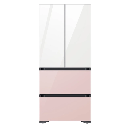 삼성 비스포크 김치냉장고 490L-글램화이트핑크