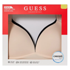 게스 노와이어 로고밴드 브라 2매