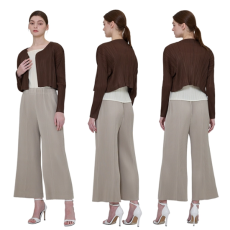 요이츠 여성 핀턱 팬츠