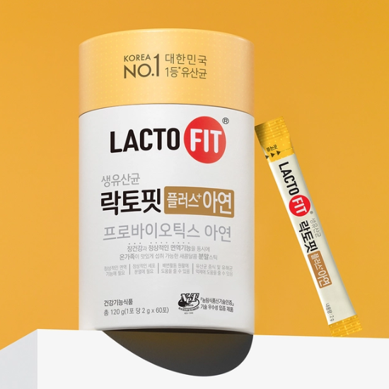 종근당건강 락토핏 플러스 아연 2,000mg x 60포x 10개