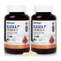 엔젯오리진알래스카 rTG오메가3 / 1,280mg x 90캡슐 x 2