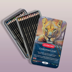 더웬트 크로마 플로우 색연필 24색