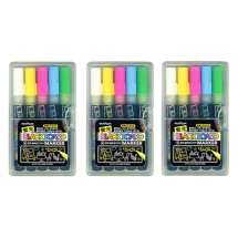 문화 블랙보드마카 5색 3세트