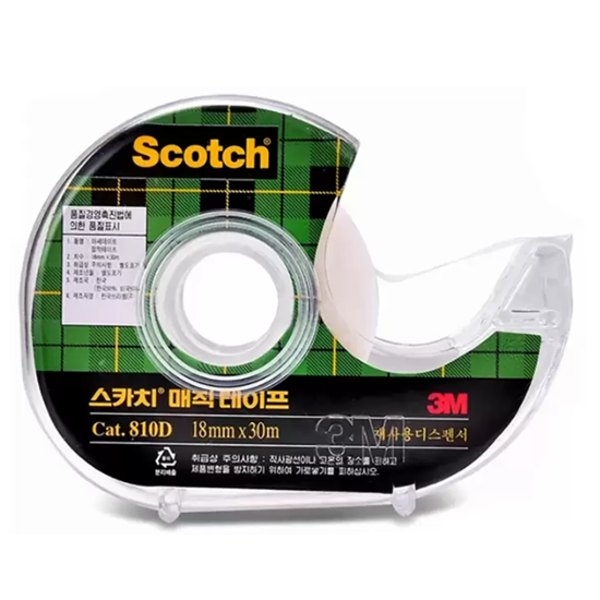 3M 스카치 매직테이프 810D (18mmX30m) 5개
