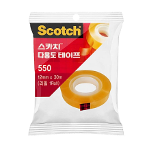 3M 스카치 테이프 리필 550 (12mmX30m) 10개
