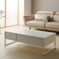 라이즈루첸 리프트업 소파 테이블 - 화이트