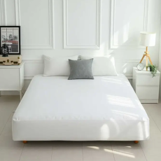 플로티나 순면 홑겹 매트리스 커버 - 퀸