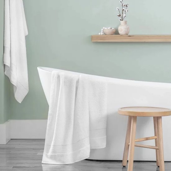 Grandeur 목욕 타월 1P - 화이트 76X147cm