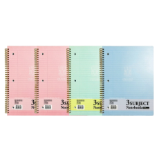 옥스포드3공 PP 절취스프링 Letter 좌철 120매4권팩