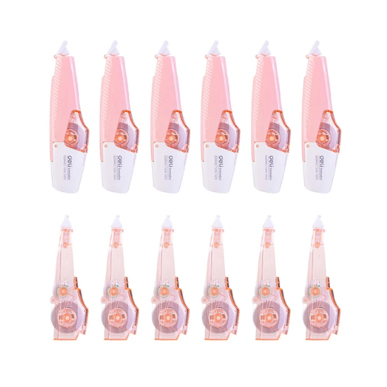 델리 펜타입 수정테이프 세트 6+6개입