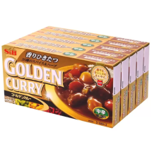 S&B 골든카레 (중간매운맛) 198g x 5