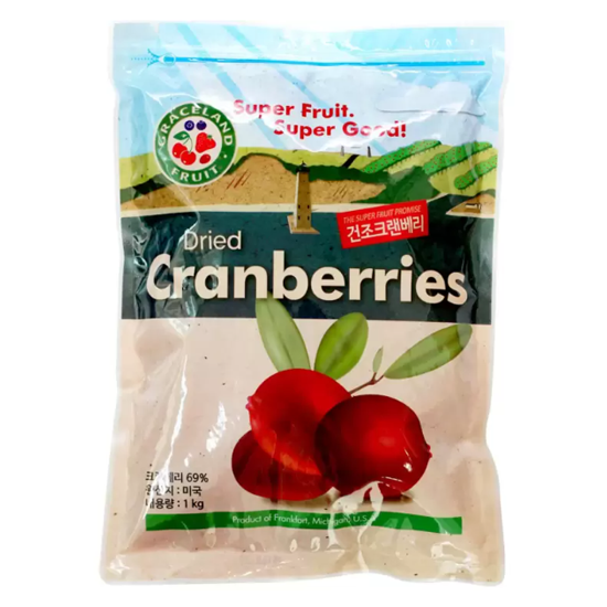 그레이스랜드 건 크랜베리 1kg x 2