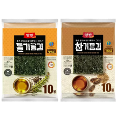 양반 들기름 + 참기름 전장김 20g x 20