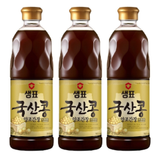 샘표 국산콩 간장 프리미엄 860ml x 3
