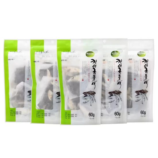 바다소리 천연국물팩 60g x 5봉