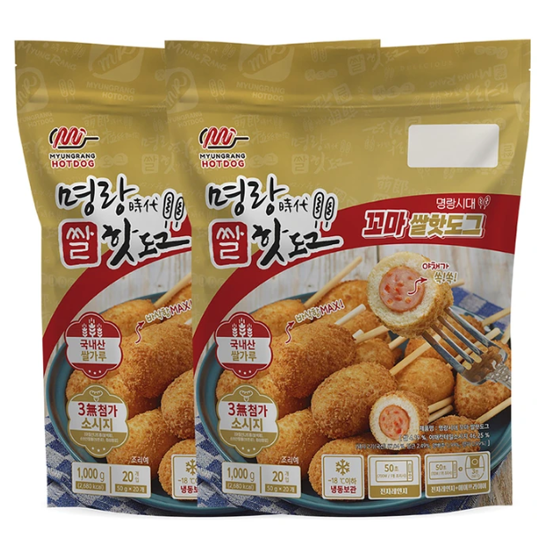 명랑꼬마핫도그50g x 20 x 2
