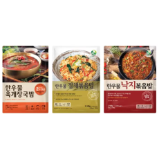 한우물육개장국밥,잡채볶음밥,낙지볶음밥총5,700g