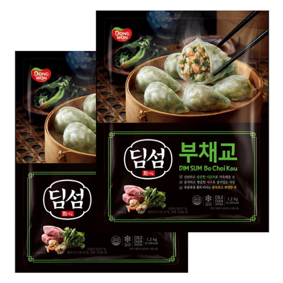 동원 딤섬 부채교 1.2kg x 2