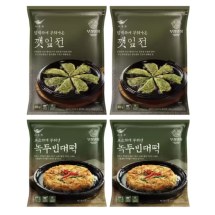 사옹원깻잎전 녹두빈대떡400gx4 (총1,600g)